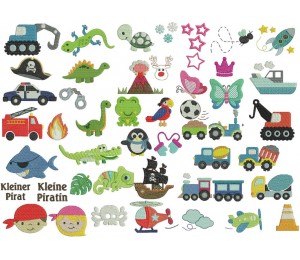 Stickserie - 52 Mini Motive Mix Set 2